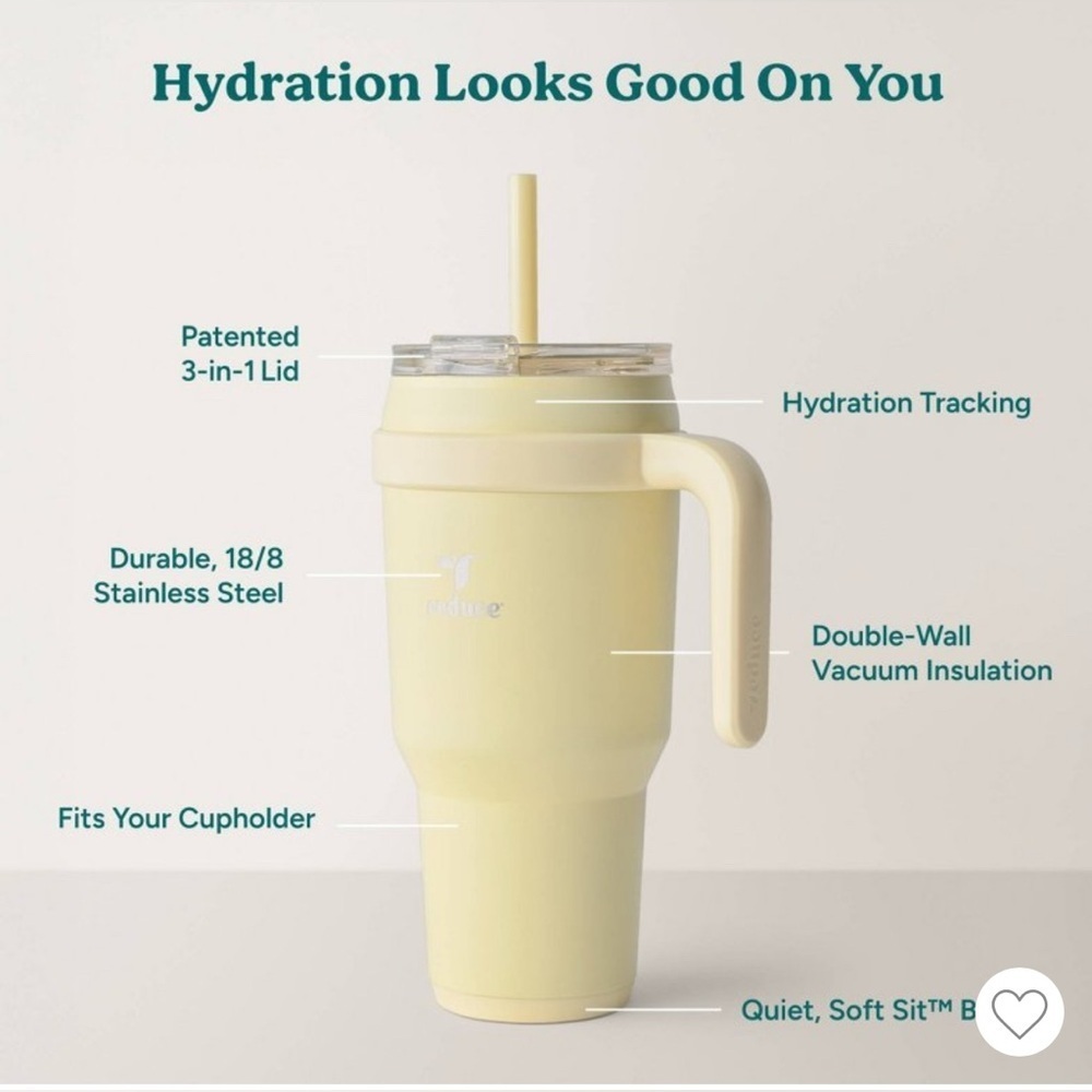 New-Yellow Car travel mug
Sip-Drink-Gulp
40 Hr. Hot or Cold
40 oz. Capacity